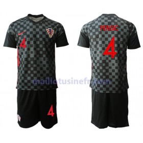 Maillot de Foot Croatie Spiro Pericic 4 Extérieur UEFA EURO 2020 - Enfant
